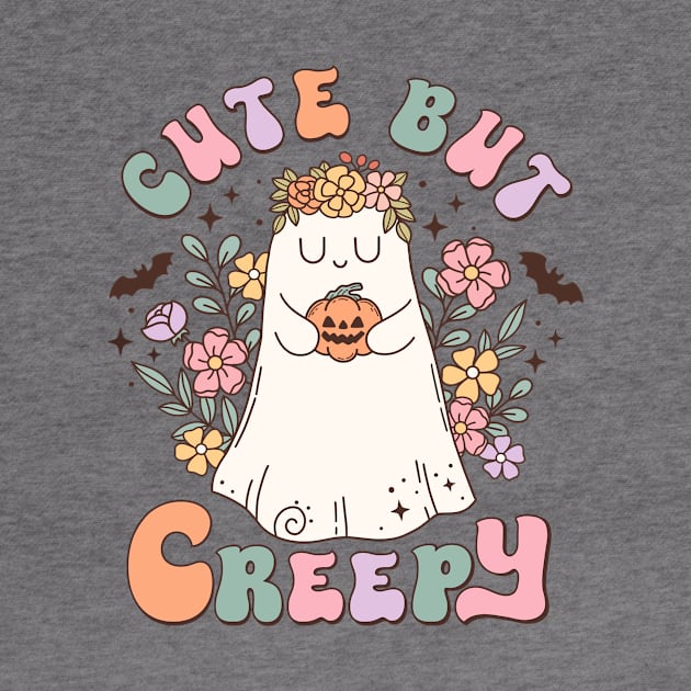 Retro Halloween Cute But Creepy by nickymax915